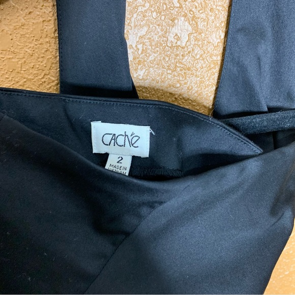 Vintage cache two piece pant vest set women’s size 2 - Picture 5 of 6